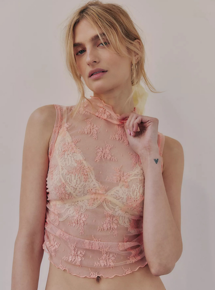 Nice Try Solid Muscle Tank - Thriving Coral