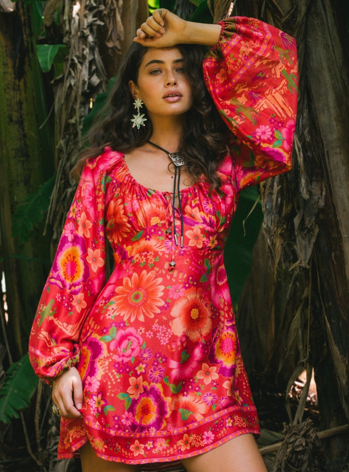 Revolver Mini Dress - Cherry