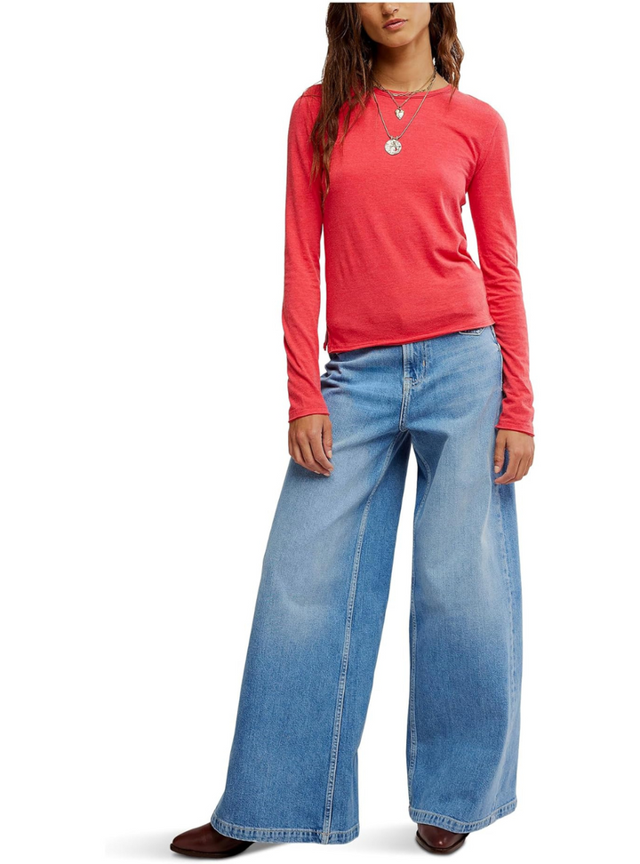 Nova Tee Long Sleeve - Rococco Red