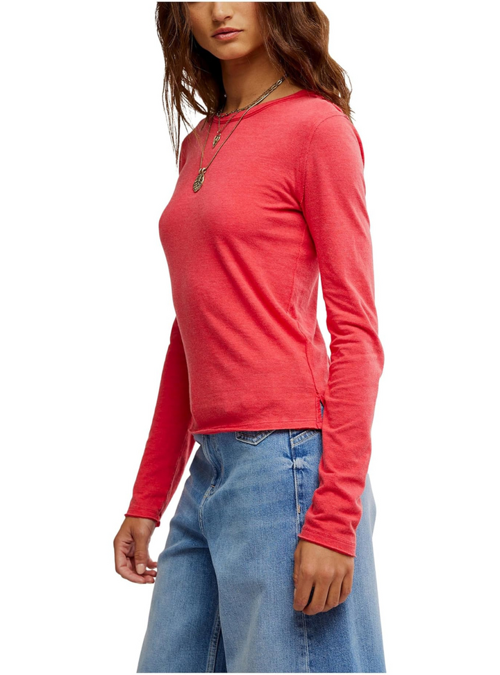 Nova Tee Long Sleeve - Rococco Red