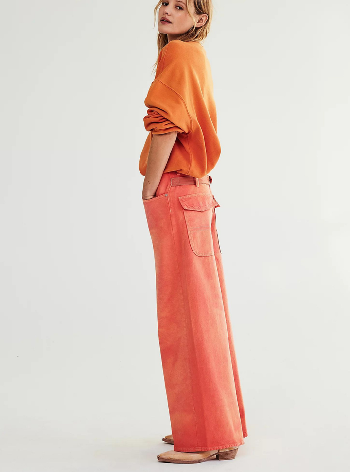 Waterfalls Baggy Wideleg - Oklahoma Sun