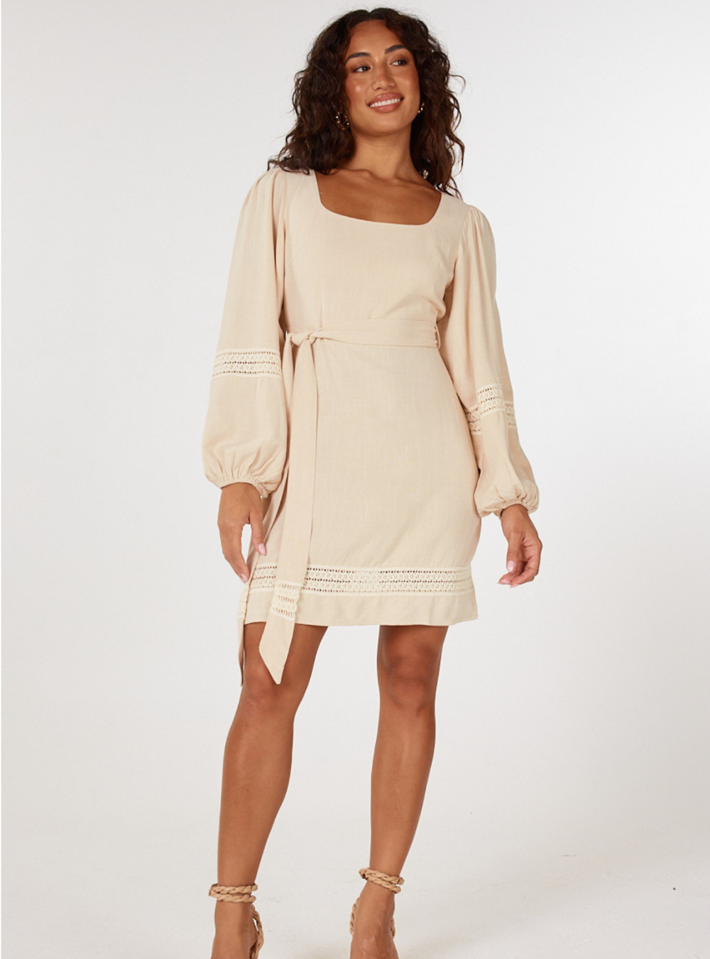 Opal Mini Dress - Sand