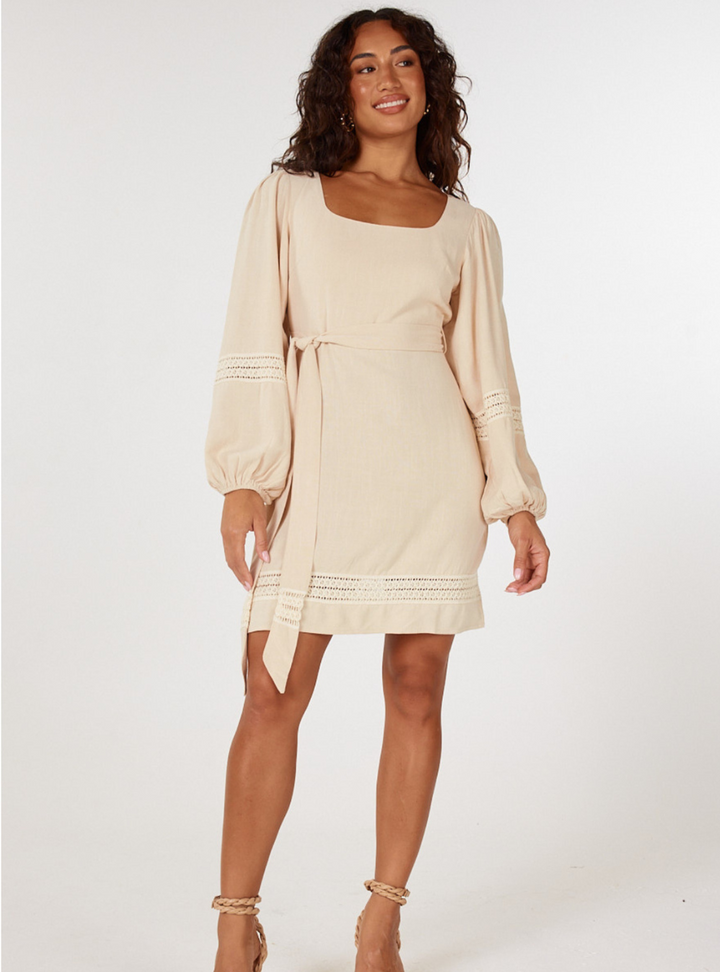 Opal Mini Dress - Sand