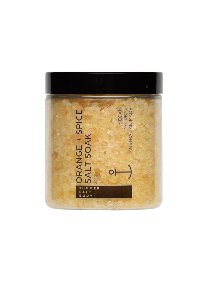 Orange & Spice Salt Soak - 200g