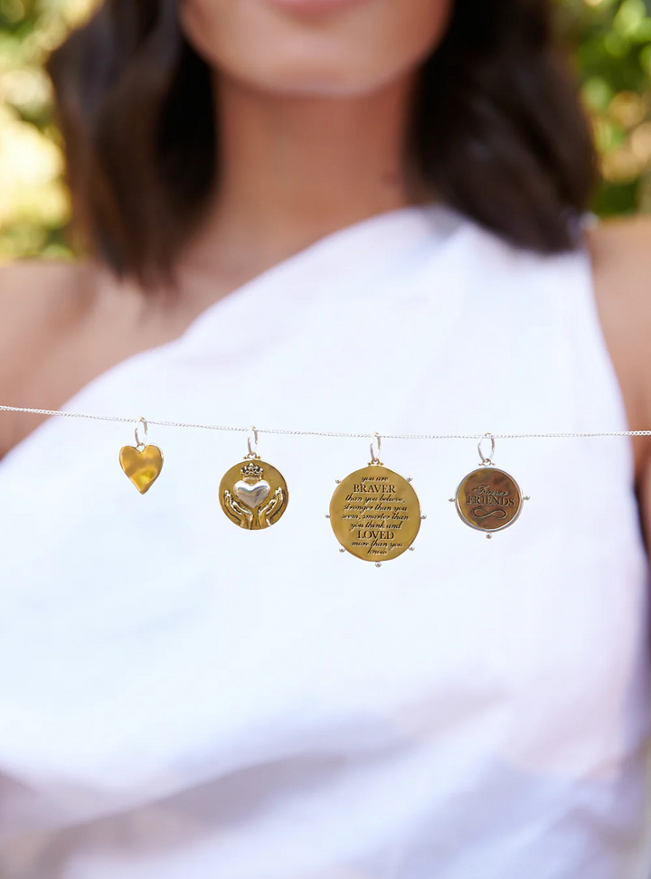 Hands, Heart and Crown - Love & Friendship Charm