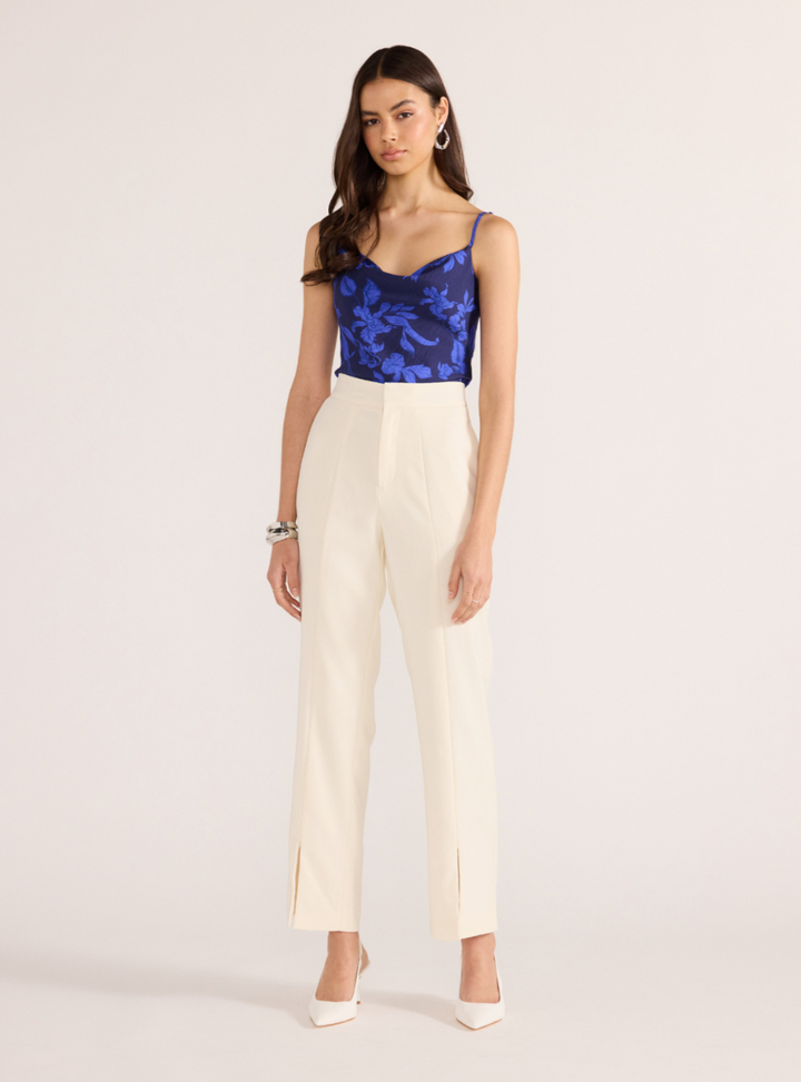 Maeve Panel Pant - Ecru