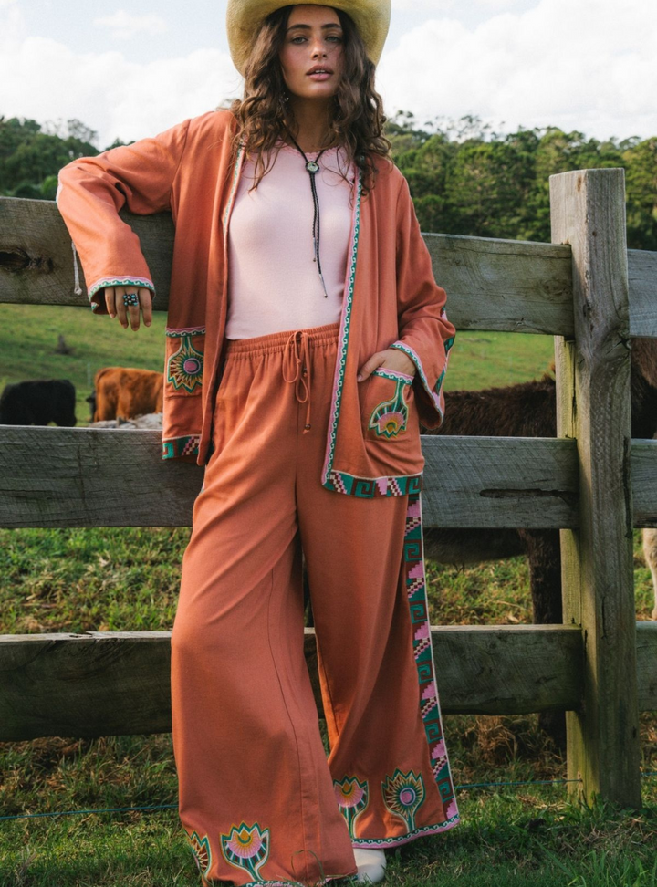 Sunday Linen Pants - Sandstone