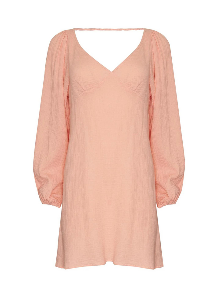 Sara Mini Dress - Peach