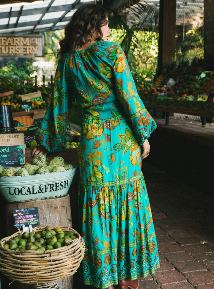 Matilda Maxi Skirt - Peacock