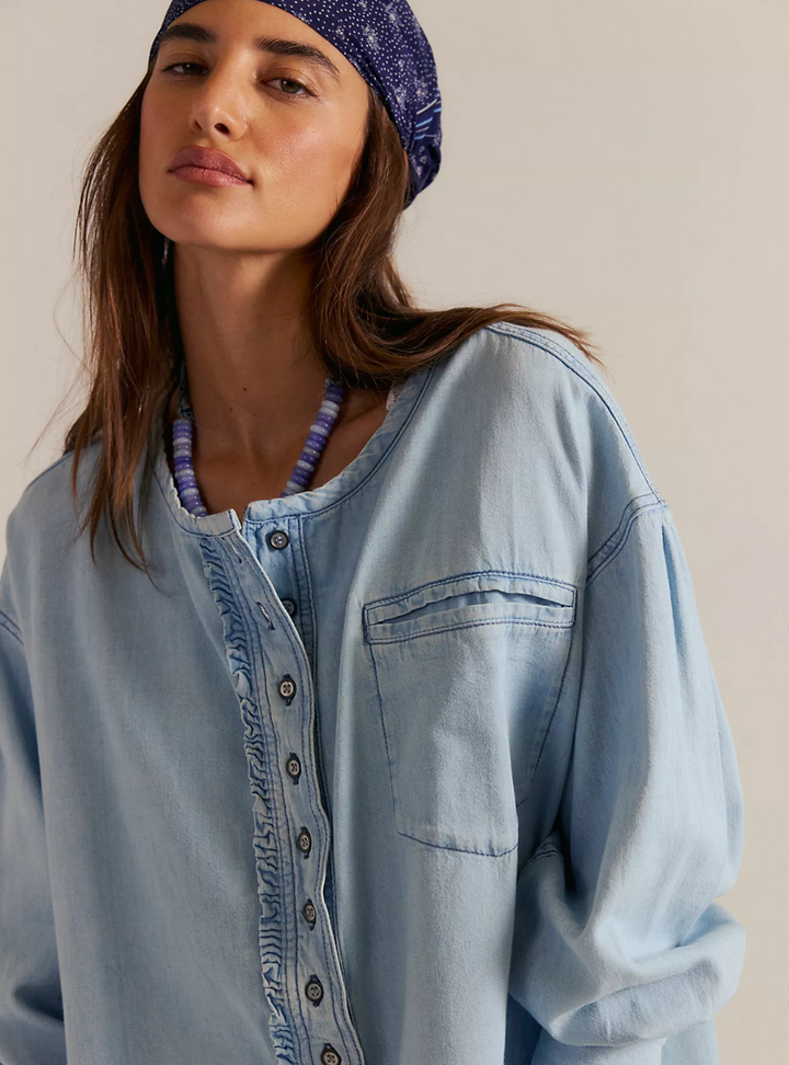 Denim Dreaming Pullover - So Soft Light Wash