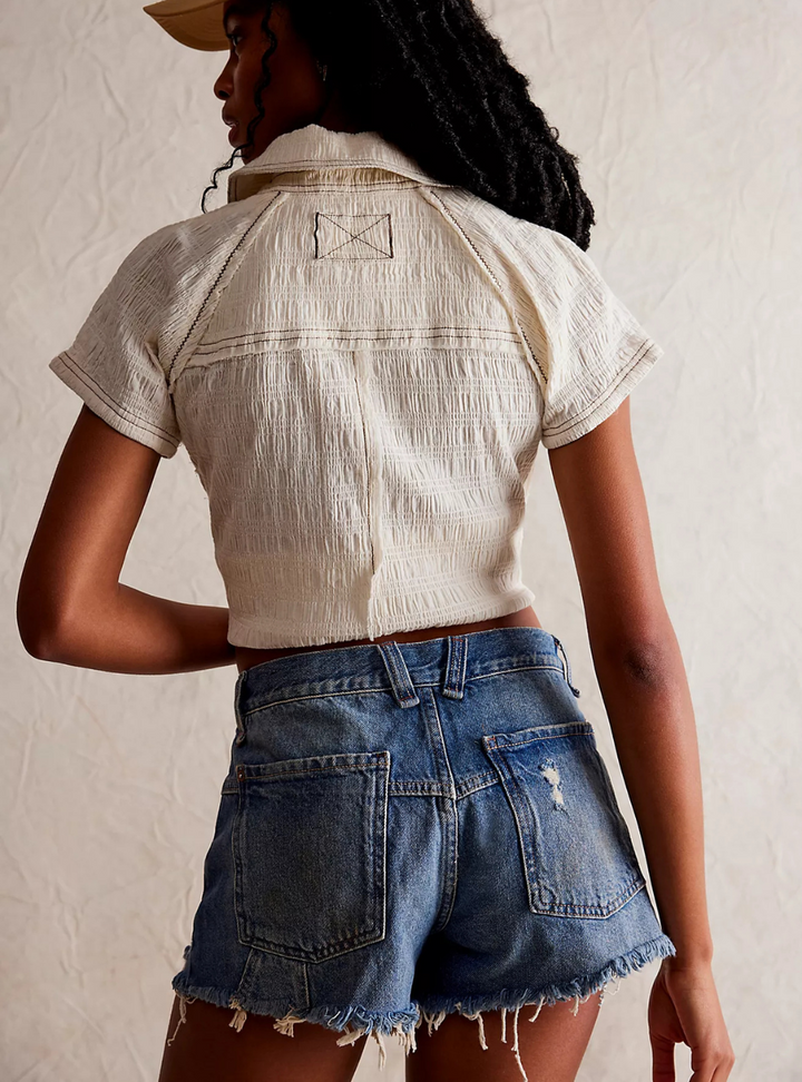 Now Or Never Denim Shorts - West End