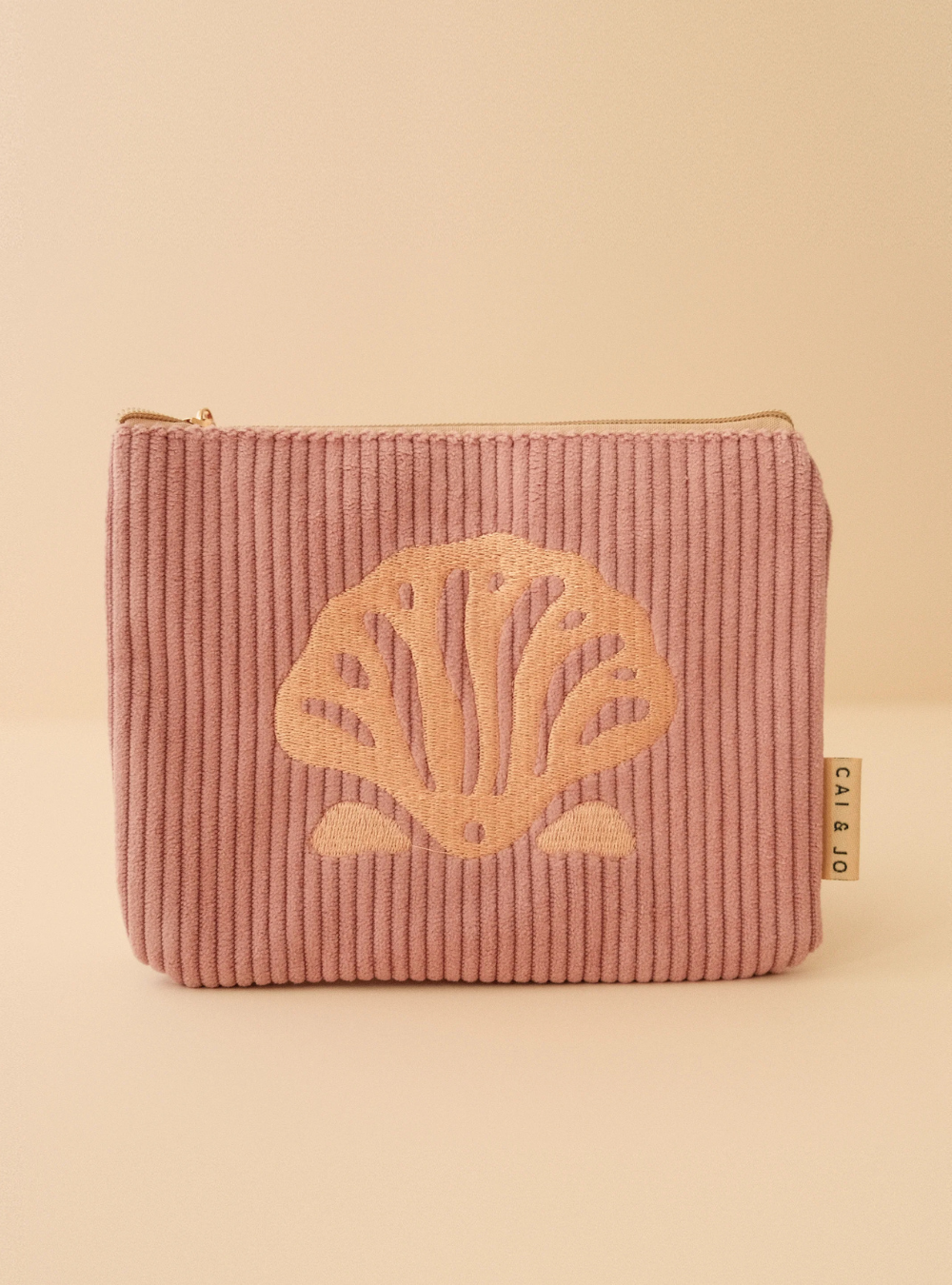 Corduroy Pouch - Island Pink