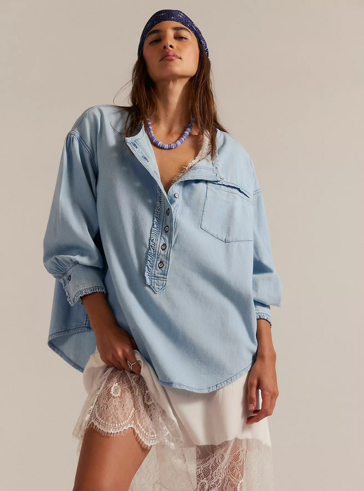 Denim Dreaming Pullover - So Soft Light Wash