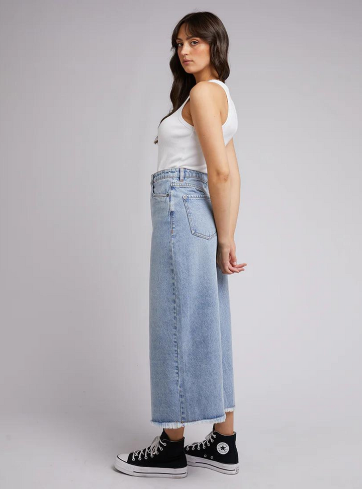 Ray Maxi Skirt - Light Blue
