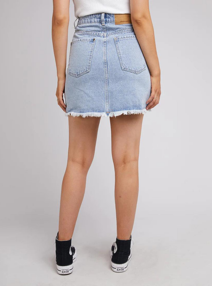 Ray Mini Skirt - Light Blue