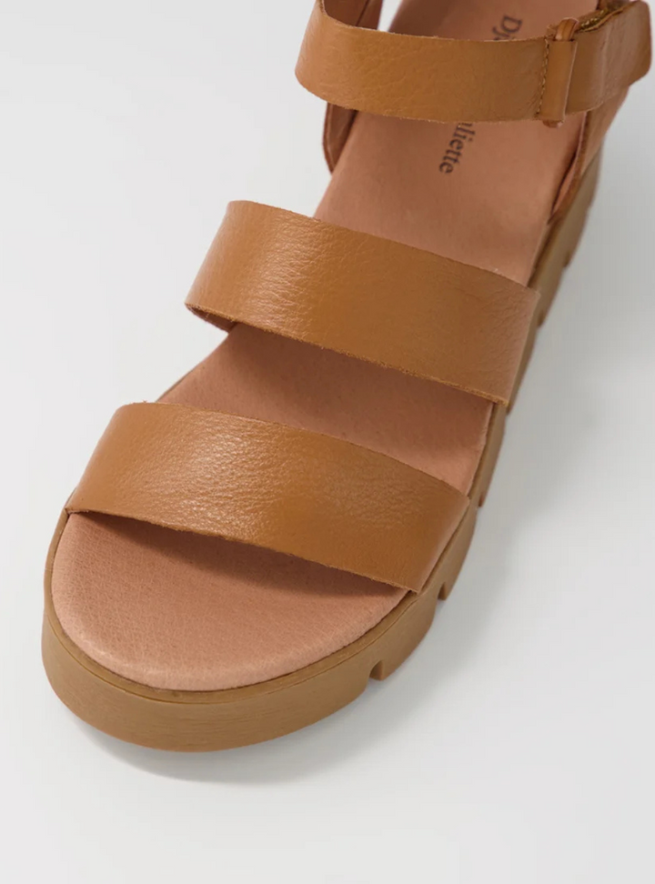 Rhean Sandal - Dark Tan