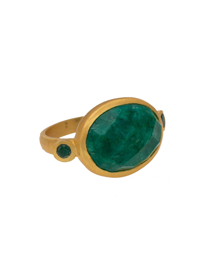 Green Aventurine Berber Ring