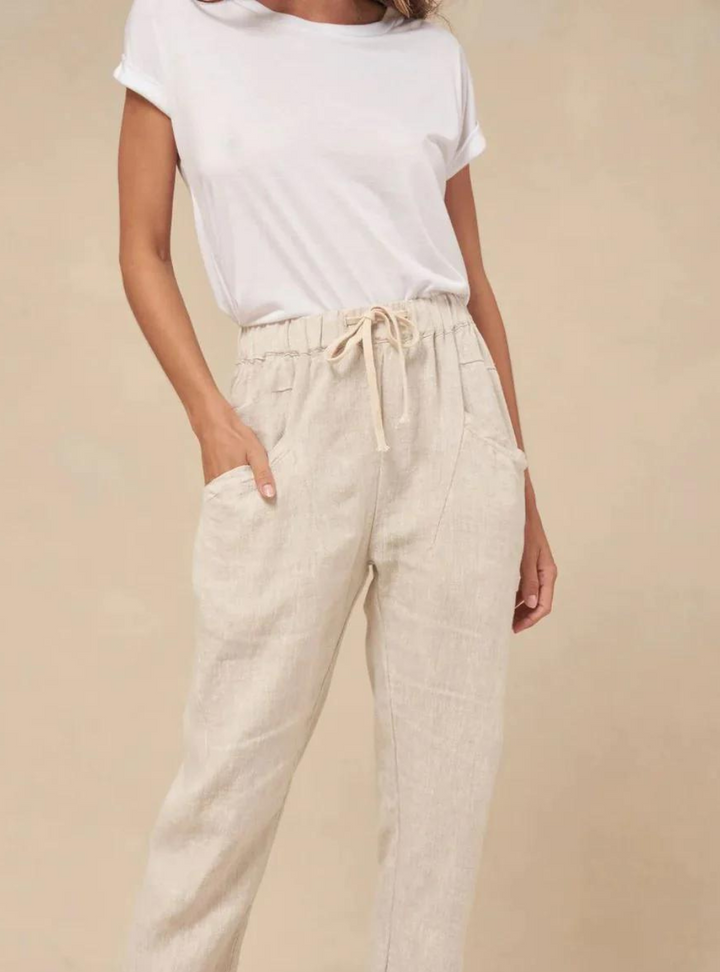 Roll Sleeve Tee - White