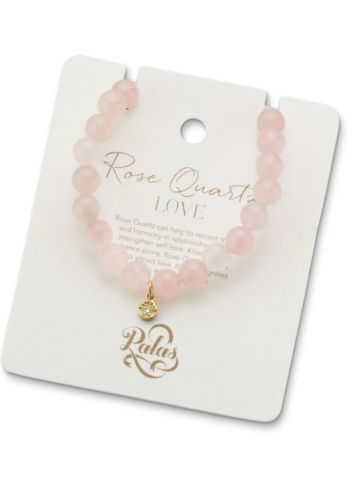 Rose Quartz Energy Gem Bracelet