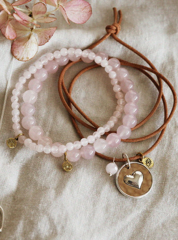 Rose Quartz Energy Gem Bracelet