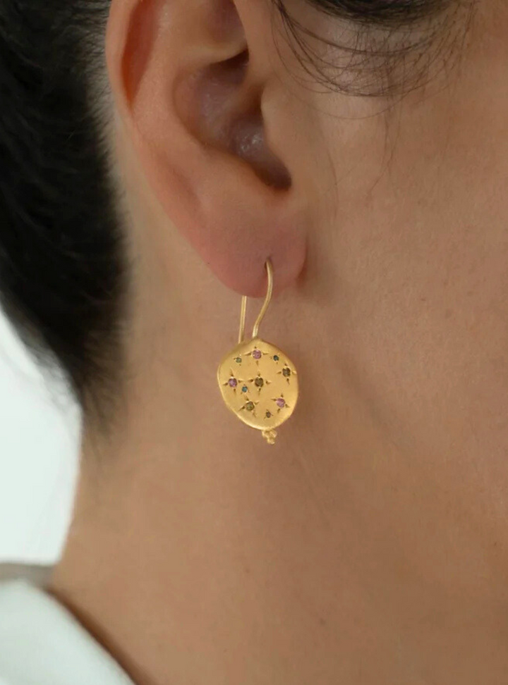 Multi Tourmaline Souk Earrings