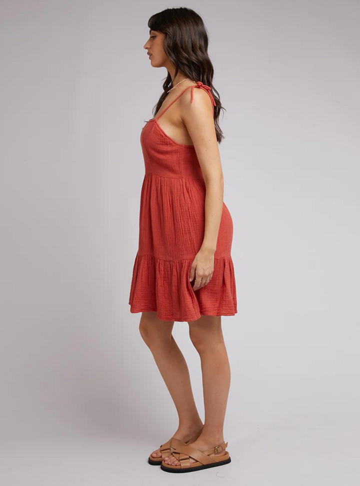 Rowie Mini Dress - Rust