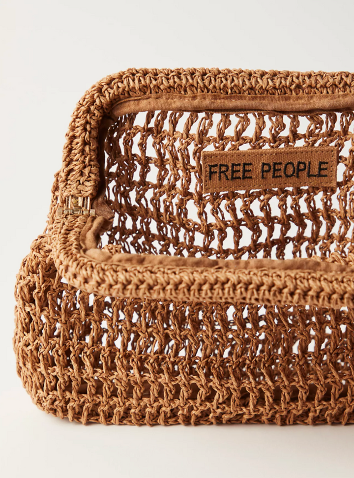 Sand Bound Clutch - Tan