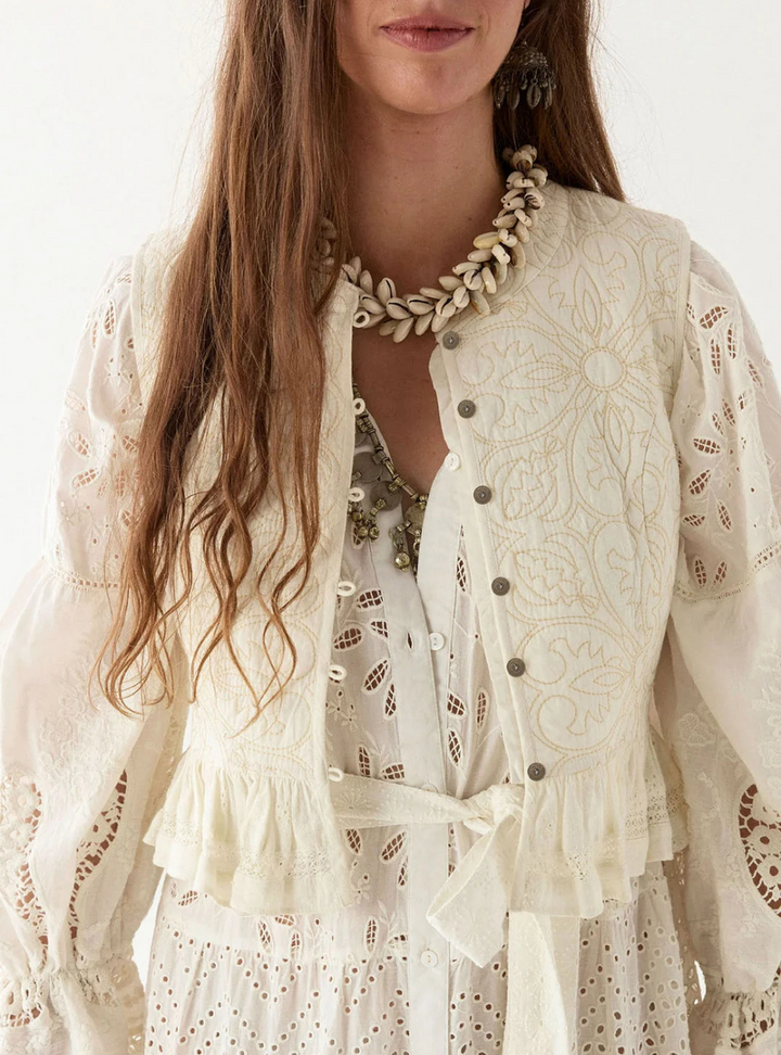 Sandro Vest - Tesela Ivory