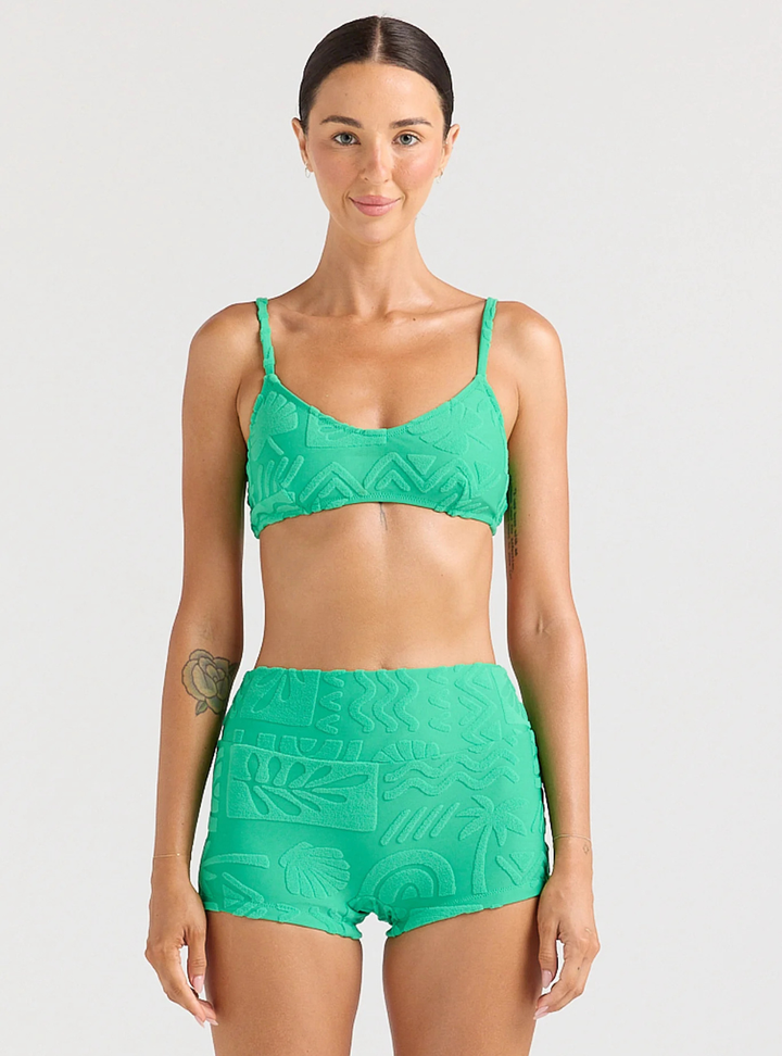 Mai Tai Scoop Bralette Bikini Top - Ivy