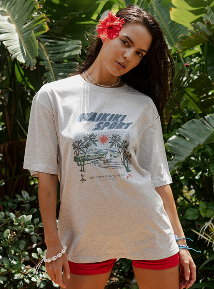 Waikiki Sport T-Shirt - Grey