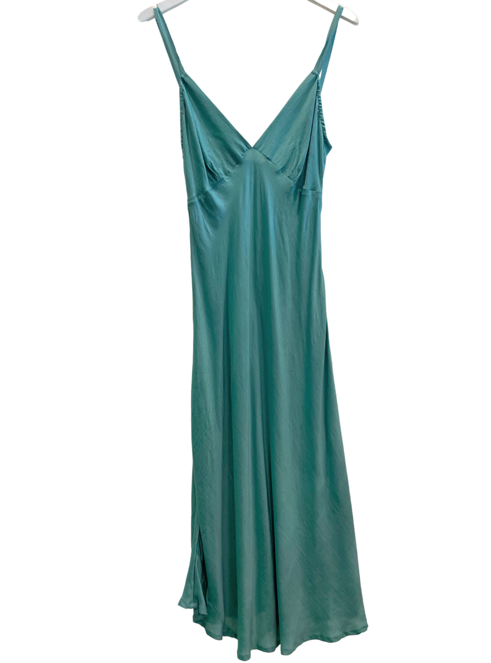Serena Silk Linen Dress - Teal Serena Silk Linen Dress - Teal