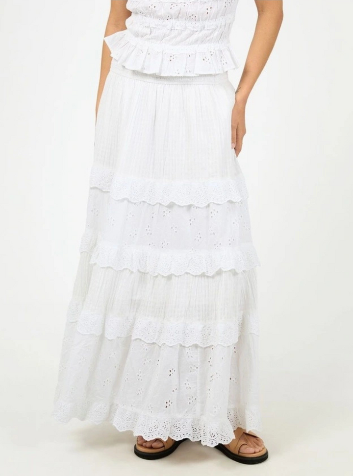 Rain Maxi Skirt - White
