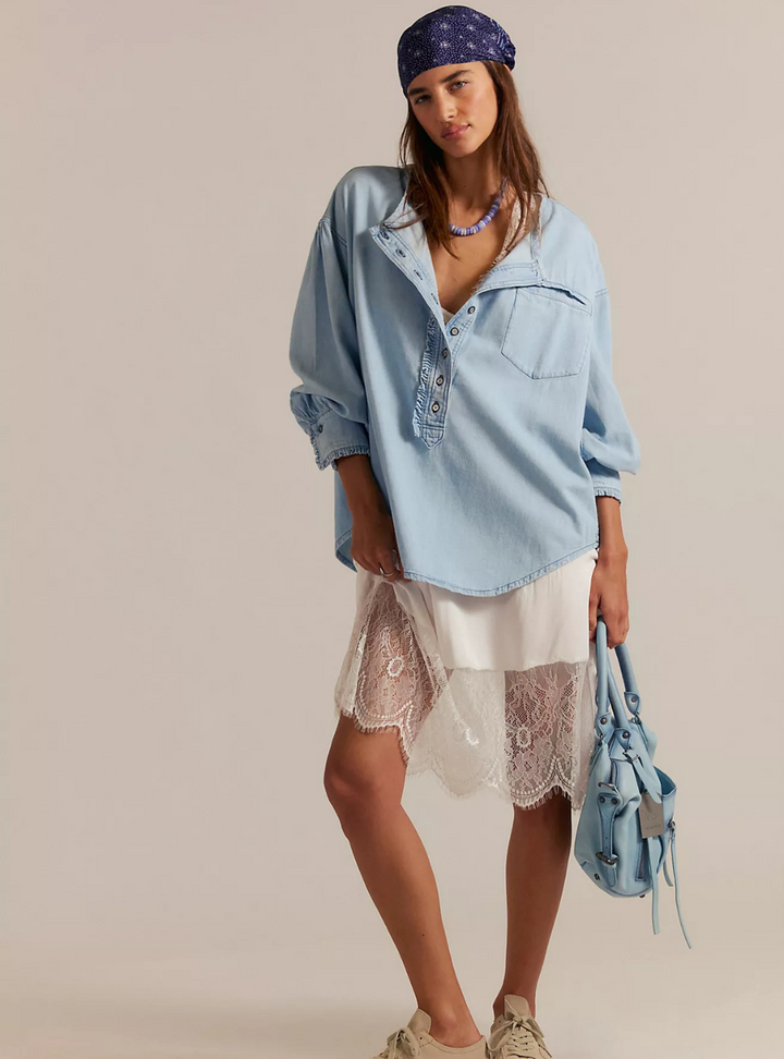 Denim Dreaming Pullover - So Soft Light Wash
