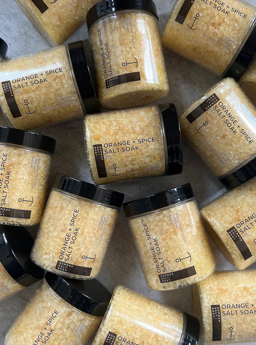 Orange & Spice Salt Soak - 200g