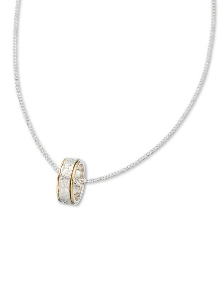 Lotus Meditation Spinning Necklace