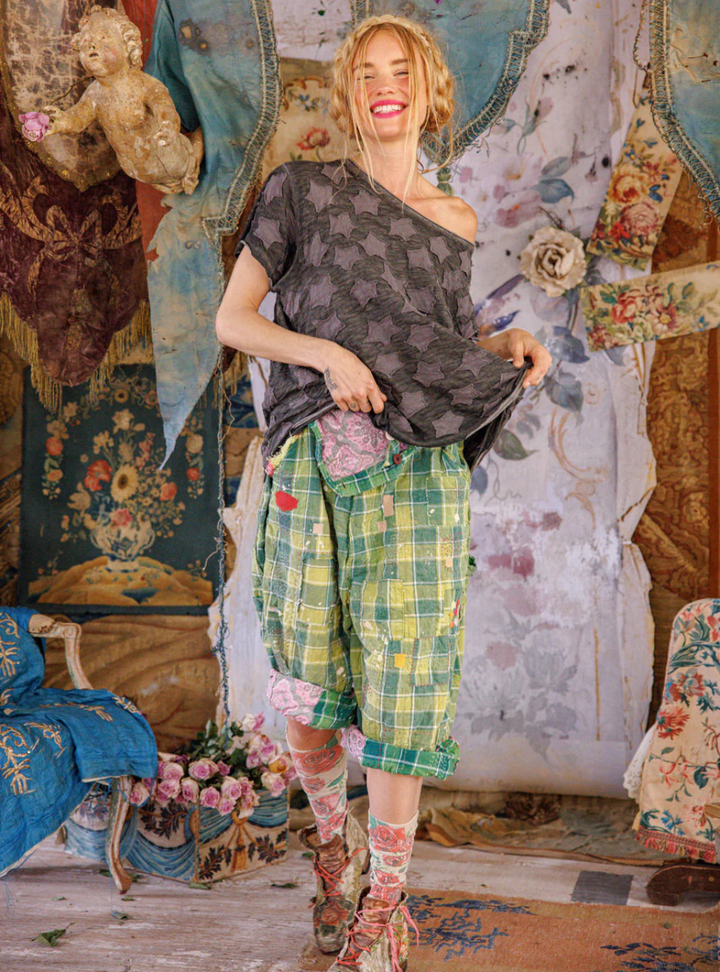 Magnolia Pearl Little Star Appliqué Tee 1991 - Twilight