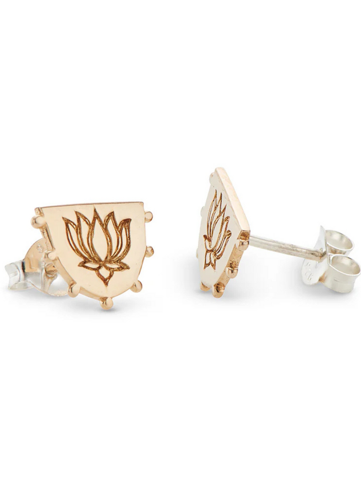 Little Lotus Stud Earrings