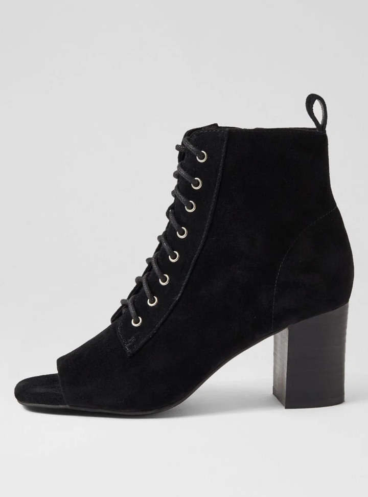 Cista Suede Sandals - Black