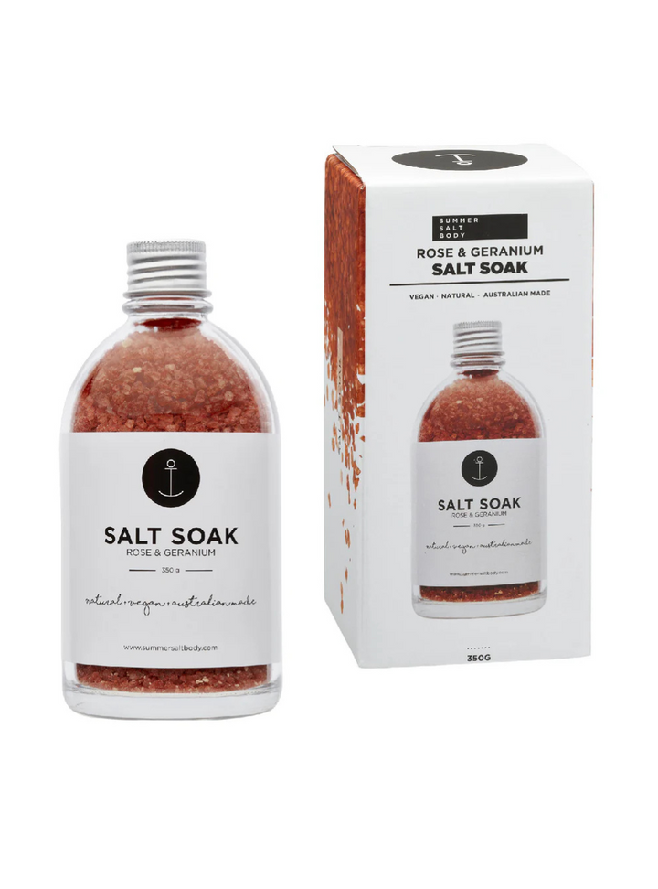 Salt Soak Rose & Geranium - 350g
