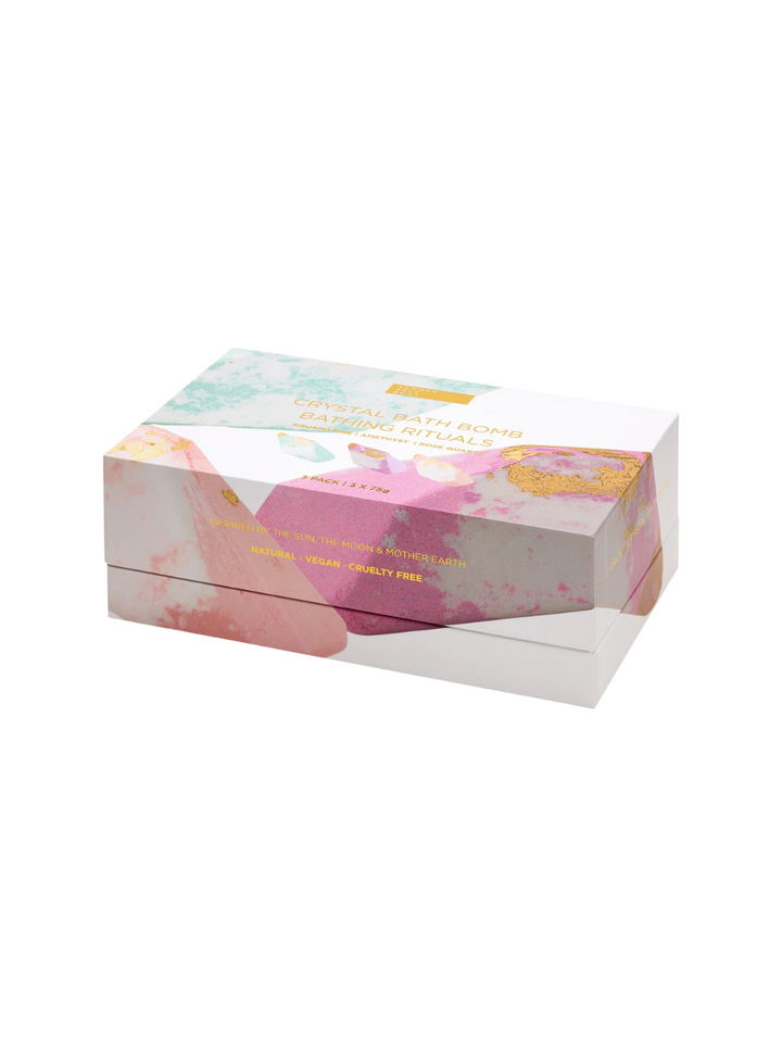 Crystal Bath Bomb Bathing Rituals - 3 pack