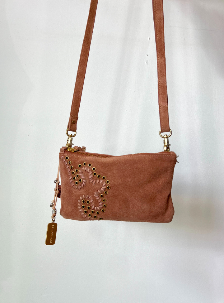 Sunset Crossbody Pouch - Latte