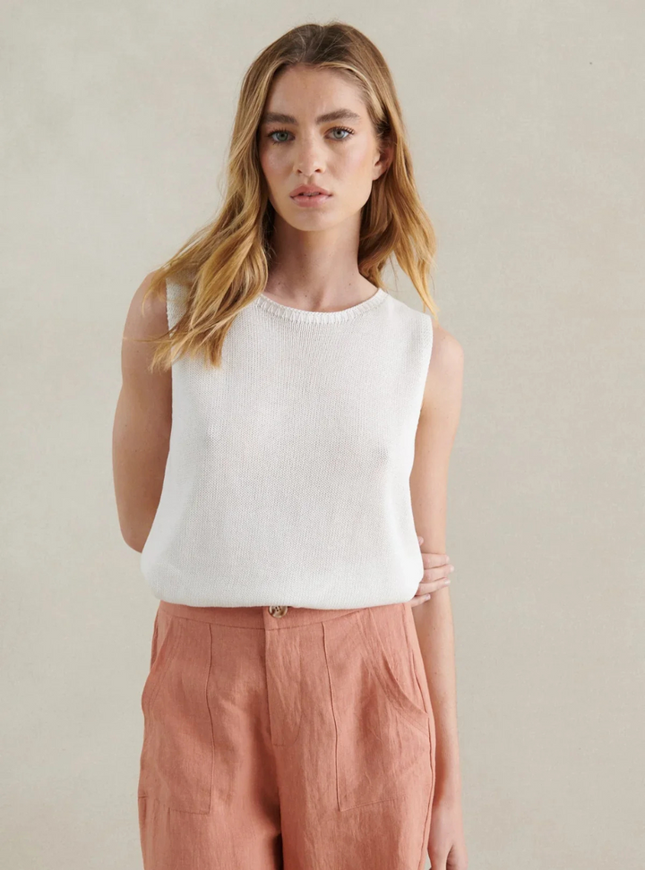 Spring Tank - White