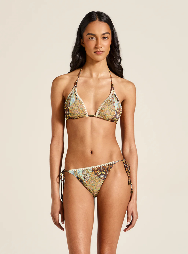 Tara Triangle Bikini Top - Marin Patchwork