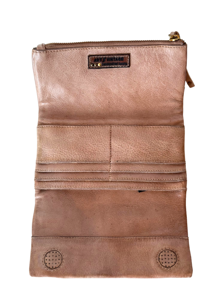 Trinny Foldover Wallet - Taupe