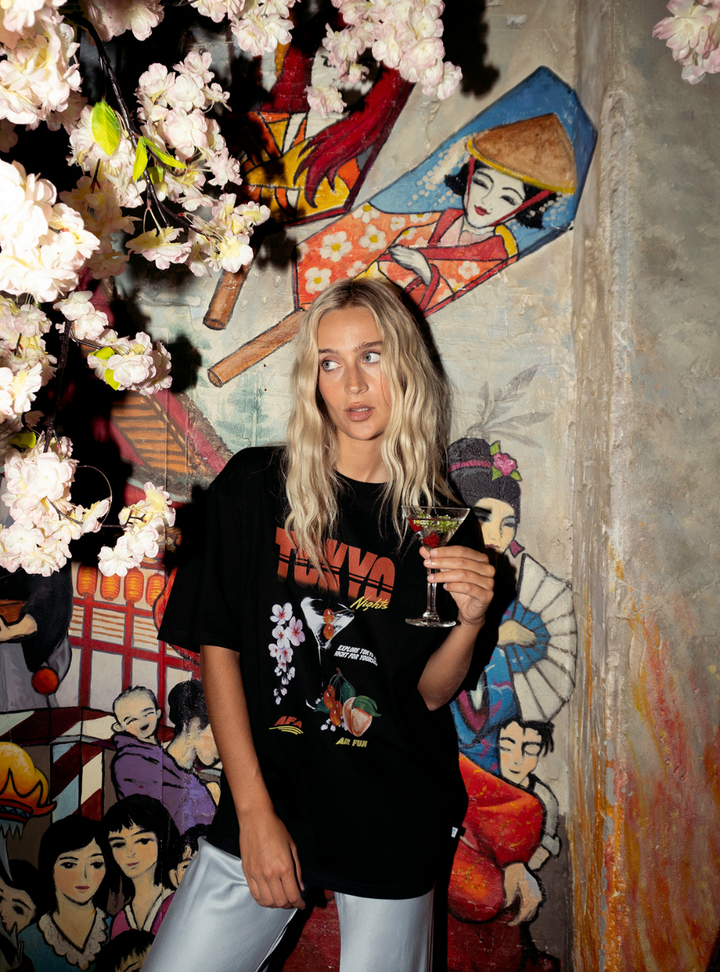 Sea Street Tokyo Nights T-Shirt - Black