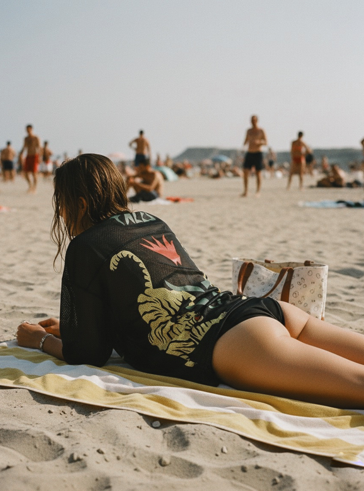 Crouching Tiger Football Jersey - Black