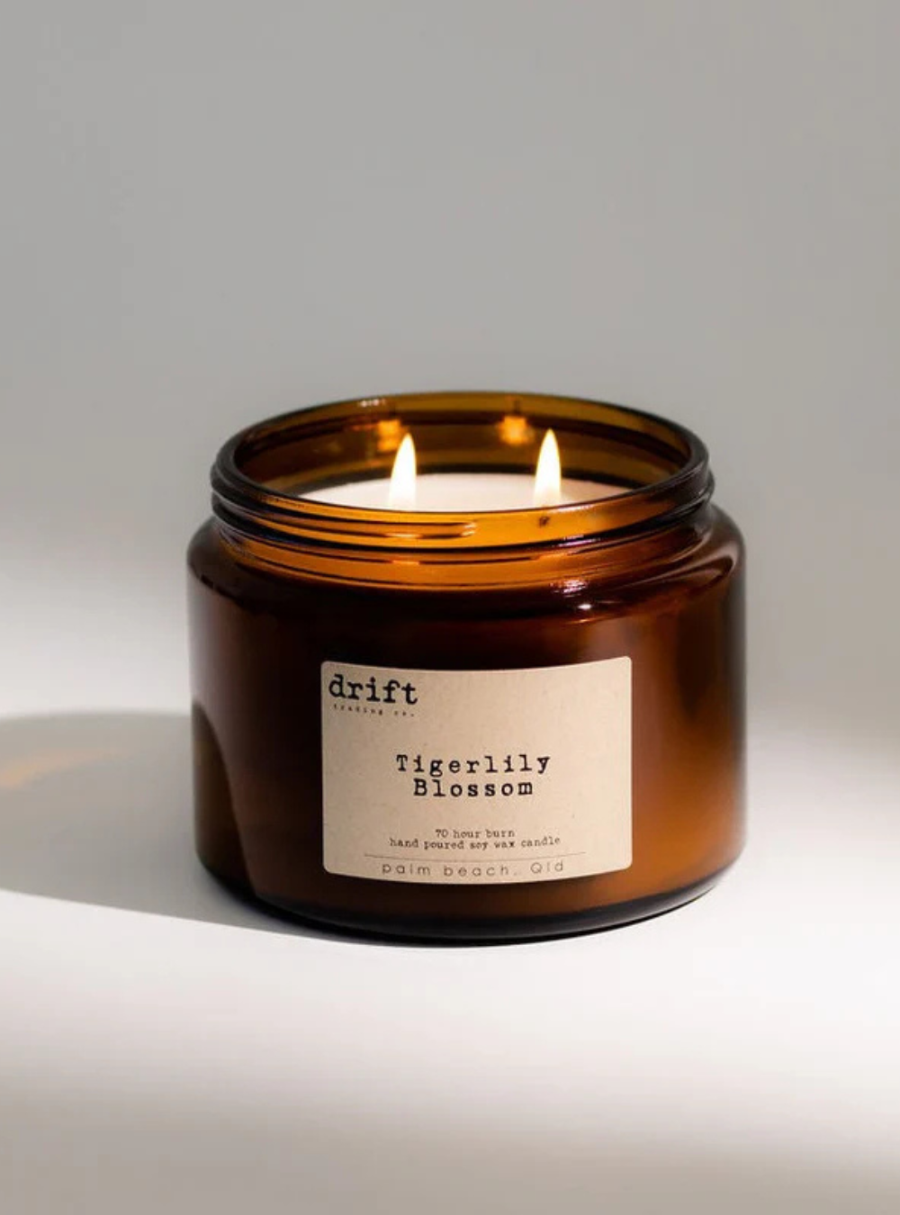 Tigerlily Blossom Eco Soy Wax Candle (XL Amber)