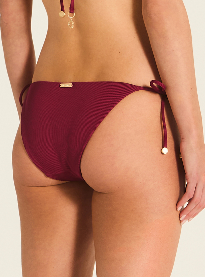 Miranda Bikini Bottom - Burgundy