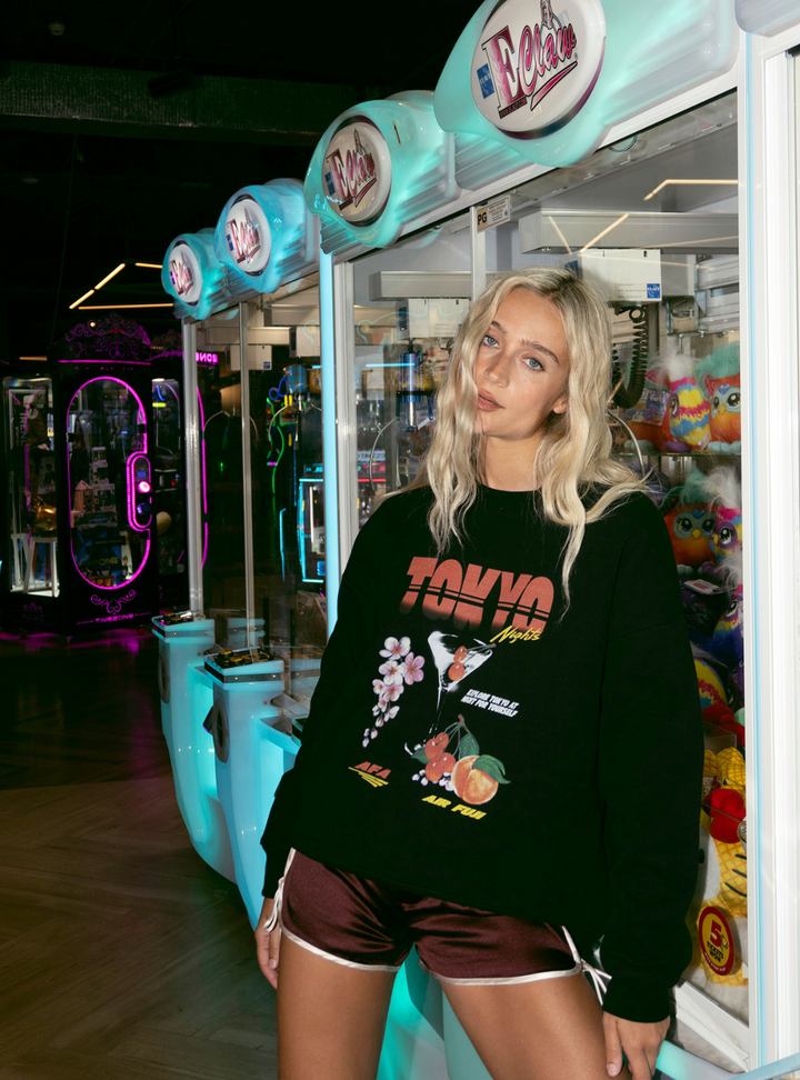 Sea Street Tokyo Nights Crew - Black