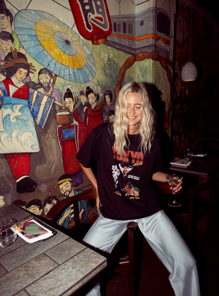 Sea Street Tokyo Nights T-Shirt - Black